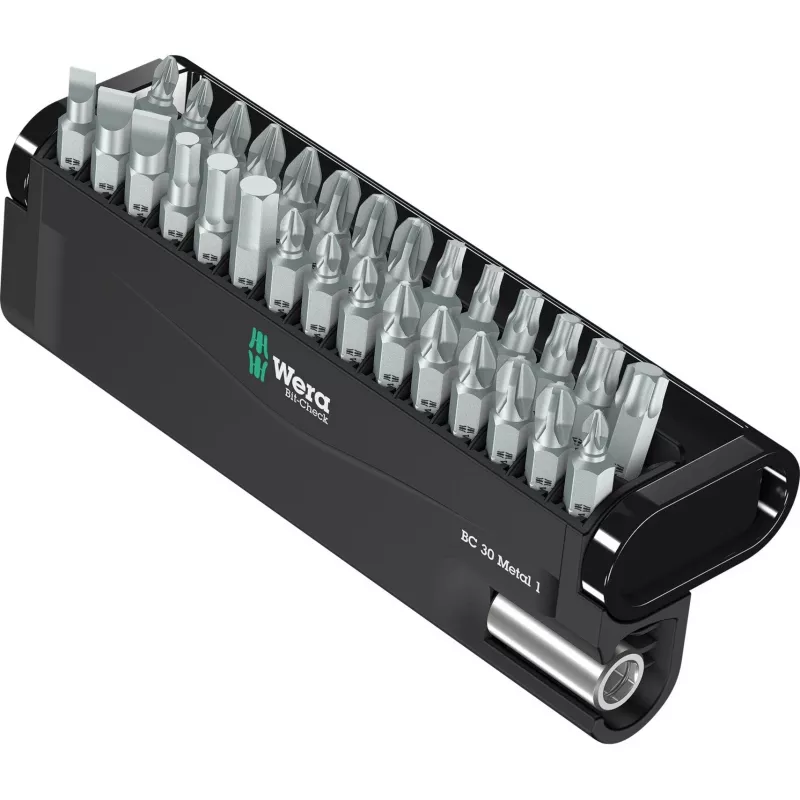 Skrūvgrieža uzgaļu komplekts Wera BC 30 Metal 1