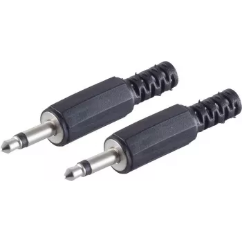 Vadu savienotājs ShiverPeaks BS51100-2 3.5 mm Melns