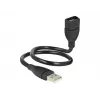 USB kabelis DeLOCK 35cm USB 2.0 83498 Melns
