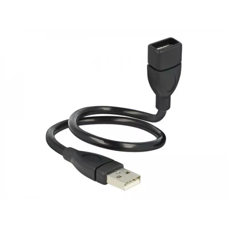 USB kabelis DeLOCK 35cm USB 2.0 83498 Melns