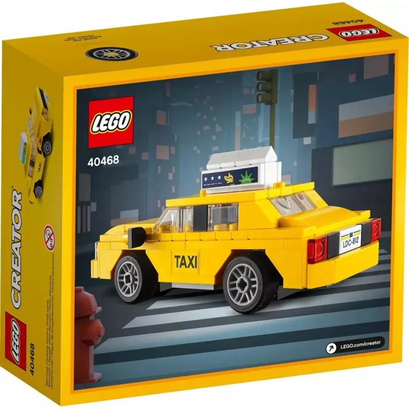 LEGO CREATOR 40468 Dzeltenais taksometrs