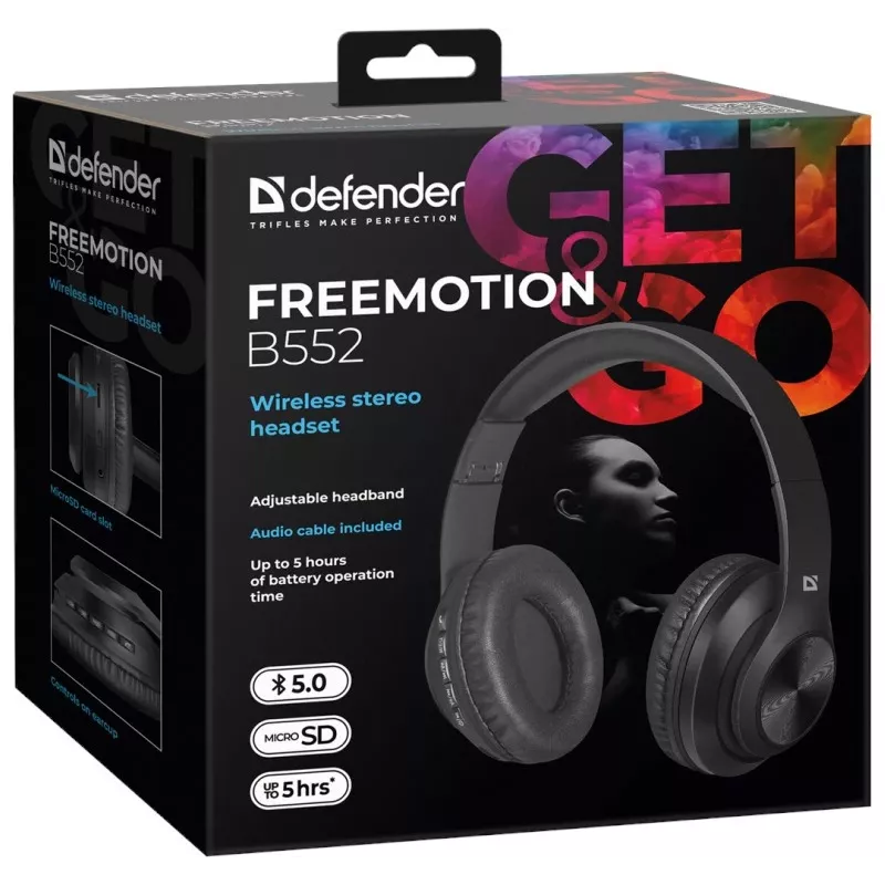Austiņas Defender FreeMotion B552