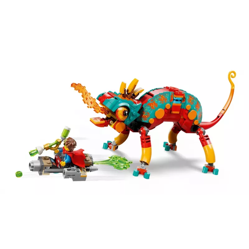 LEGO 71492 Dreamzz Mateo uguns kameloņa rotaļu komplekts, konstruktora modelis iztēles pilnai būvēšanai