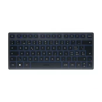 Bluetooth tastatūra CHERRY KW 7100 MINI BT QWERTZ Swiss Blue Wireless