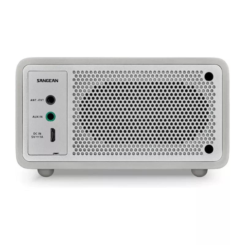 Galda radio Sangean DDR-7 Glacier Silver ar digitālo uztvērēju un Bluetooth