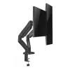 Monitora roka up up Ekonomiskais Interaktīvais Līdzsvara Divkāršais Monitora Roka Matēta Melna VESA 75x75/100x100