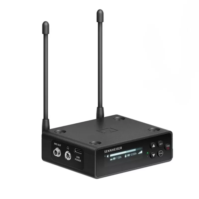 Sennheiser EW-DP ME 2 SET (R4-9) - kameras komplekts ar miniatūru raidītāju ar ME 2 mikrofonu (visvirziena), 552-608 MHz