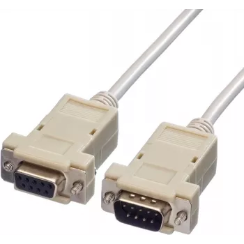RS232 kabelis VALUE DB9 vīr. - siev. 3 m