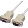 RS232 kabelis VALUE DB9 vīr. - siev. 3 m