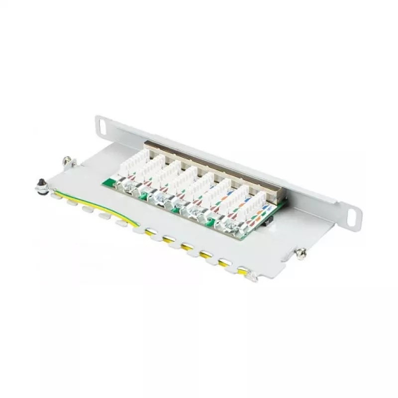 Good Connections Patchpanel 10Cat. 6 8-P. 0,5 HE gaiši pelēks