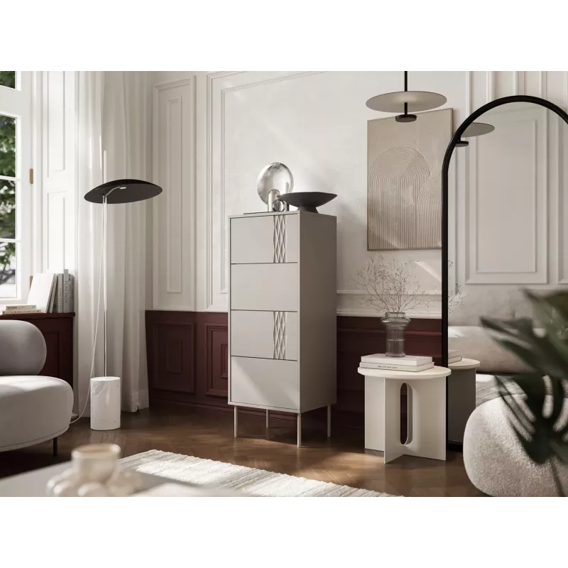 Cama 4S TRESSE kumode 50x40x125 kašmira matēts