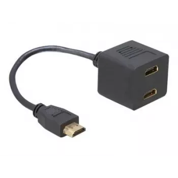 HDMI Adapteris DeLOCK 65056 0,2 m vīrišķais uz 2x sievišķo