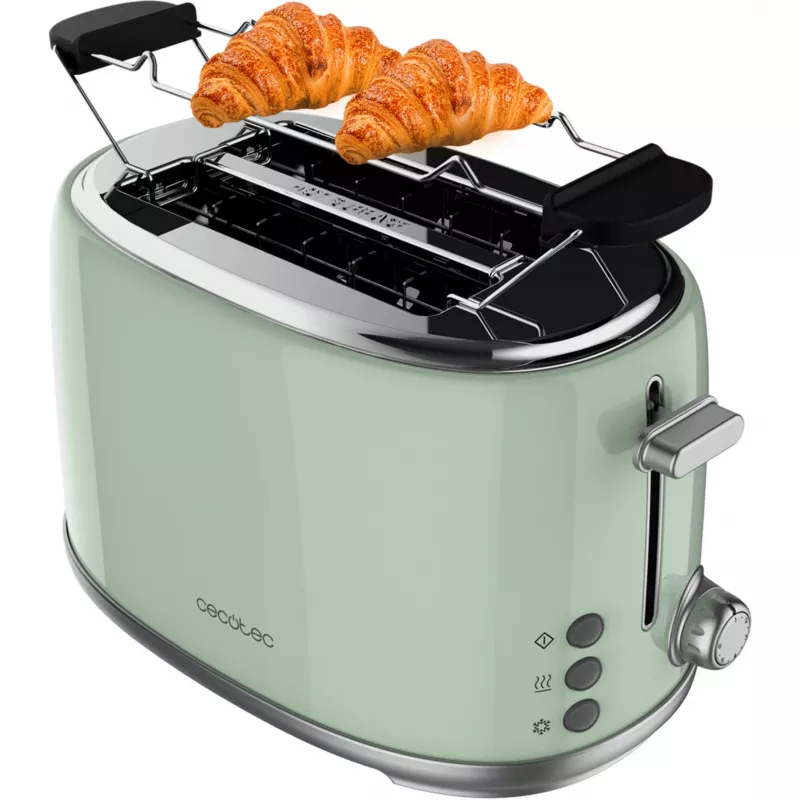 Tosteris Toast&Taste 1000 Retro Double Green (zaļš, 980 W, 2 šķēlēm)