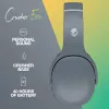 Austiņas Skullcandy Crusher Evo — vadu un Bluetooth, pelēkas, 40 h atskaņošana, USB-C, AUX, salokāmas