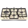 Gorenje GW6D42CLI plīts virsma Bēša Iebūvējama 60 cm Gāzes 4 zonu(as)