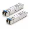 Extralink SFP 1.25G moduļu komplekts 2 gab., 1.25Gbps, LC/UPC, 1310nm, 20km, viena režīma, DOM