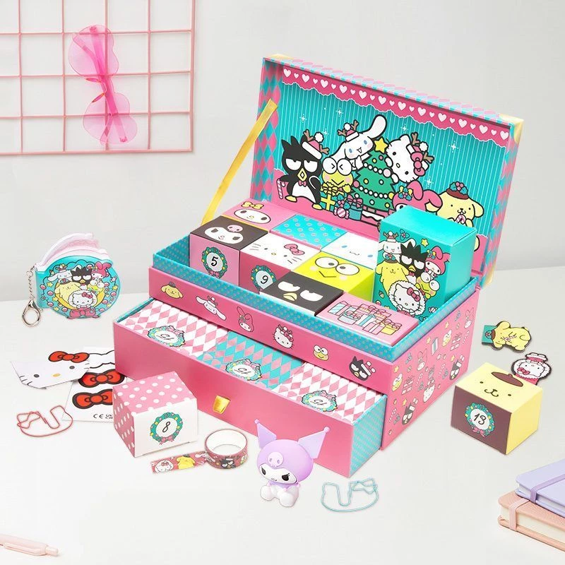 Glabājamās kastītes adventes kalendārs Paladone Hello Kitty modelis PP15340HKF