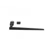 Iekšējā WLAN karte LANBERG NC-1200-WIE — Divu joslu USB WLAN adapteris, RTL8812BU, līdz 1200 Mbit/s, ārējās 2x2 antenas (5 dBi), melna