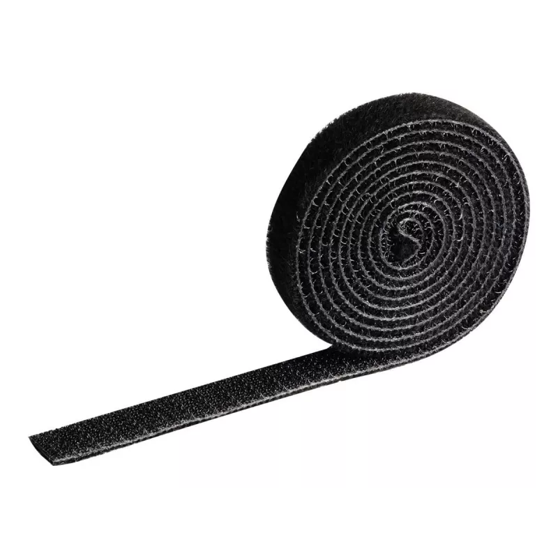 Kabeļu saite Durable Cavoline Grip 10 Hook & loop melna