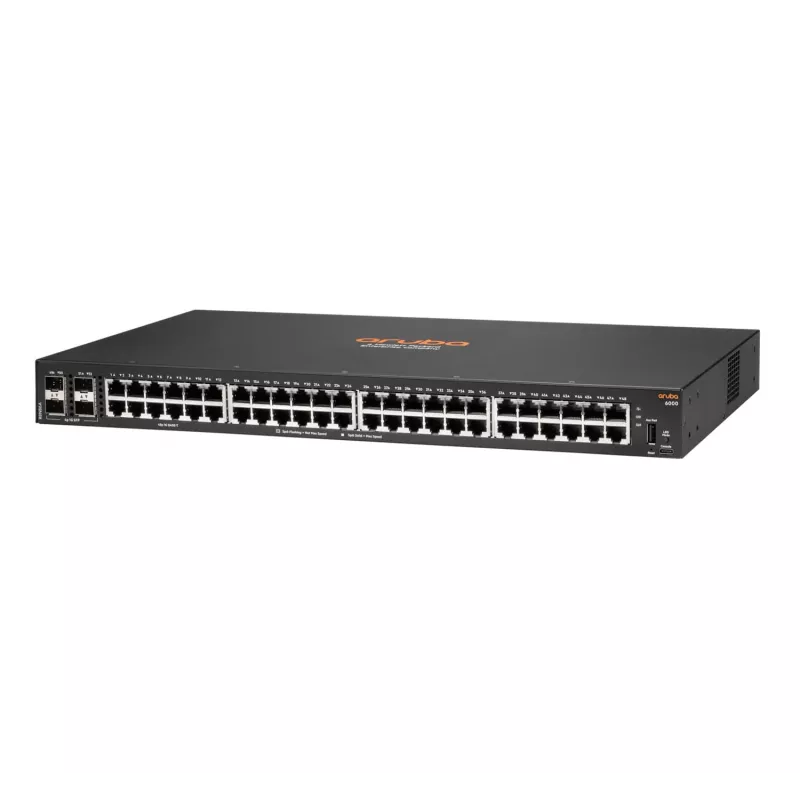 HPE Aruba Networking CX6000 52 portu slēdzis (R8N86A) [48x Gigabit LAN, 4x SFP]