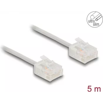 DELOCK RJ45 tīkla kabelis Cat.6 5 m pelēks