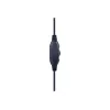 Vadu spēļu austiņas GEMBIRD GHS-05-O, apļveida, 20–20000 Hz, 2 m kabelis, 250 g, oranža/melna