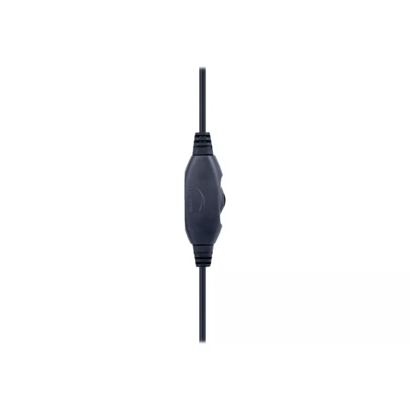 Vadu spēļu austiņas GEMBIRD GHS-05-O, apļveida, 20–20000 Hz, 2 m kabelis, 250 g, oranža/melna