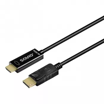 Savio CL-189 video kabeļa adapteris 1,5 m vīriešu uz vīriešu