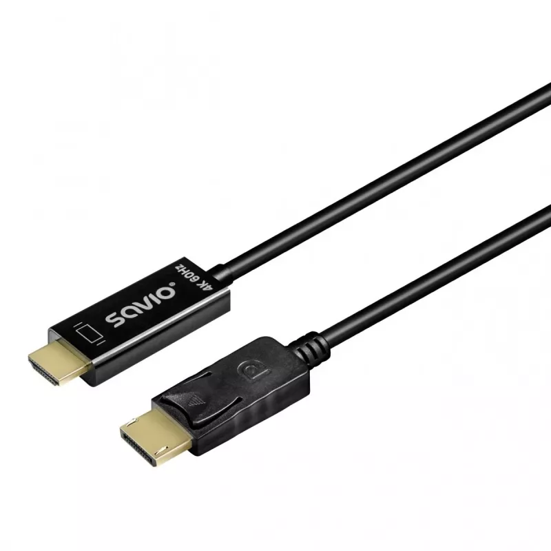 Savio CL-189 video kabeļa adapteris 1,5 m vīriešu uz vīriešu
