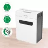 Leitz IQ Protect Premium papīra smalcinātājs 8X P4, 4 x 40 mm, 14 L, 125 loksnes, 55 dB, skārienjutīga vadība, 8 loksnes