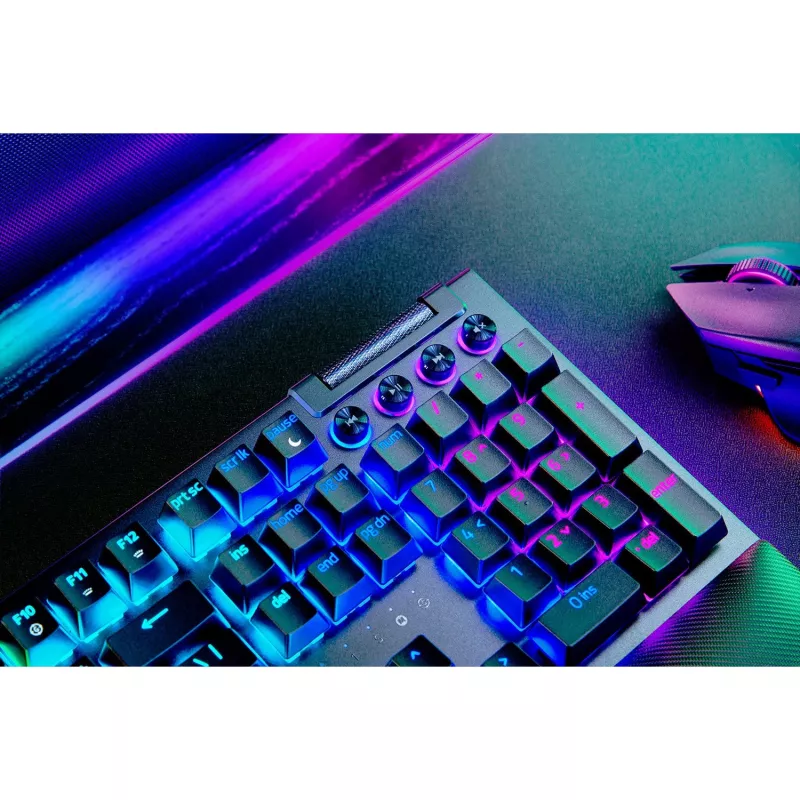 Razer MelnsWidow V4 Pro klaviatūra spēlēm USB QWERTZ vācu melna