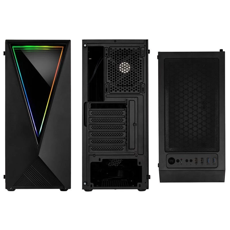 Kolink VOID RGB torņa korpuss, melns, LED ventilators, logs, putekļu filtrs, PC E