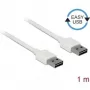 USB kabelis DeLOCK 85193 USB 2.0 1 m Balts