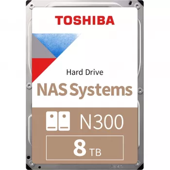 HDD Toshiba N300 8 TB 3.5 collas Serial ATA III