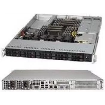 Servera korpuss Supermicro SuperChassis 116AC2-R706WB2 Rack melns