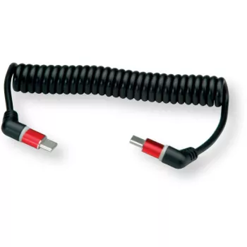 ROLINE USB 2.0 spirālveida uzlādes kabelis C-C ST/ST 60W 1.5m - Kabelis - Digitālais/Dati (11.02.8350)