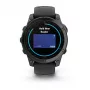 Garmin Fenix E 3.3 cm (1.3) AMOLED 47 mm Digital 416 x 416 pikseļi Skārienekrāns Melns Wi-Fi GPS (satelīts)
