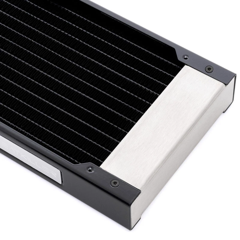 Radiatora bloks Watercool 24101 — misiņš/varš/nerūsējošais tērauds, 278×120×30 mm, melns