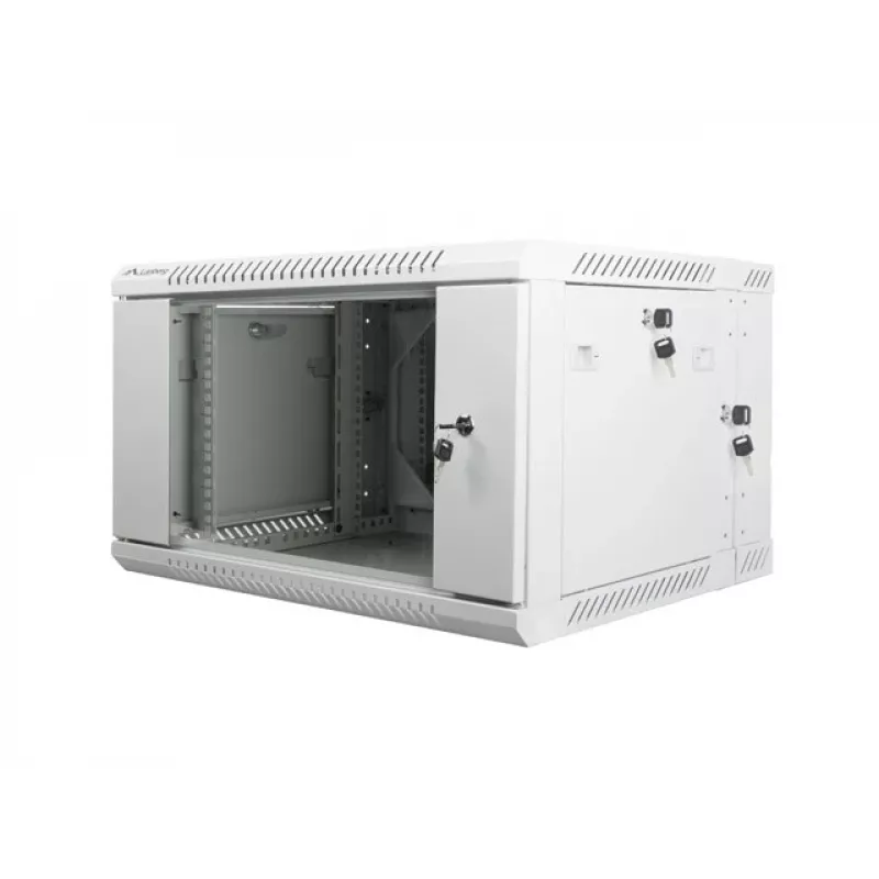 Lanberg WF02-6606-10S rack cabinet 6U sienas stiprinājuma skapis pelēks
