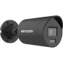 IP drošības kamera Hikvision Pro Series 6 MP Darkfighter fiksētā mini lodes tipa, 6 MP, 1/2.4 collu CMOS, 114.8°×60° redzes lauks, 30 kadri/s, vadu, iekštelpām/ārtelpām, griestiem/sienai, melna