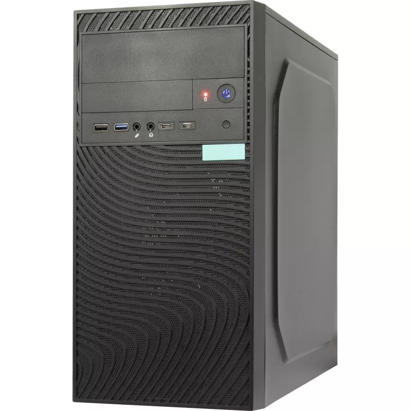 Datora korpuss Inter-Tech Case Micro IT-6516 Ripple melns
