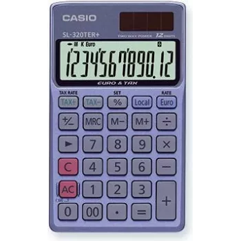 Kabatas kalkulators Casio SL-320TER+ Basic Blue