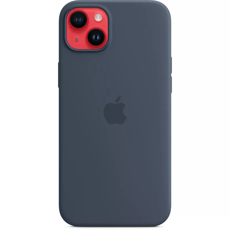 Silikona maciņš Apple iPhone 14 Plus MagSafe Storm Blue