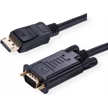 Value 11.99.5803 Video kabeļa adapteris 3 m DisplayPort VGA (D-Sub) melns (11.99.5803)
