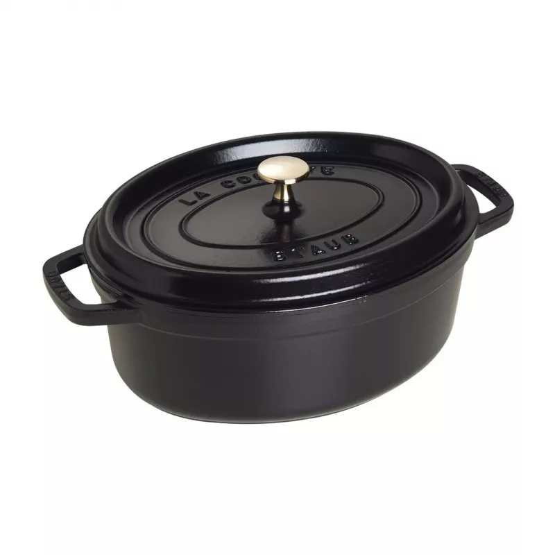 Holandiešu krāsns Staub Cocotte 4.2 L Melna