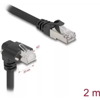 DeLOCK tīkla kabelis melns 2 m Cat6 SF/UTP RJ-45
