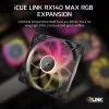 Corsair iCUE LINK RX140 MAX RGB 14 cm Melns 300-1600 RPM ventilators