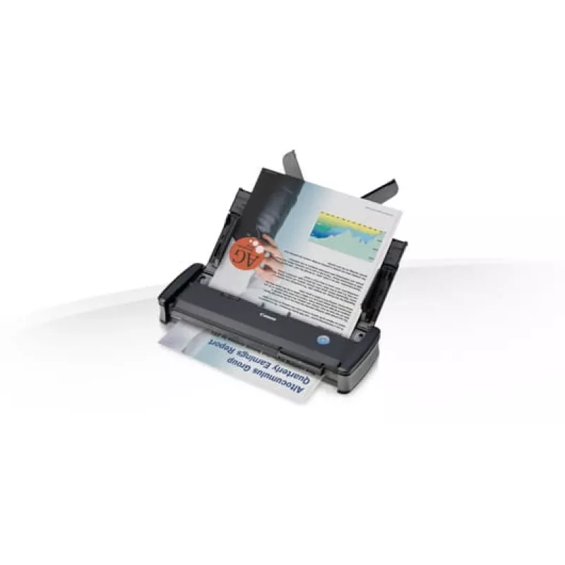 Canon imageFORMULA P-215II pārnēsājams abpusējs dokumentu skeneris, 216 x 1000 mm, 600 x 600 DPI, 24 biti, lokšņu padeves skeneris, melns, pelēks, CMOS CIS