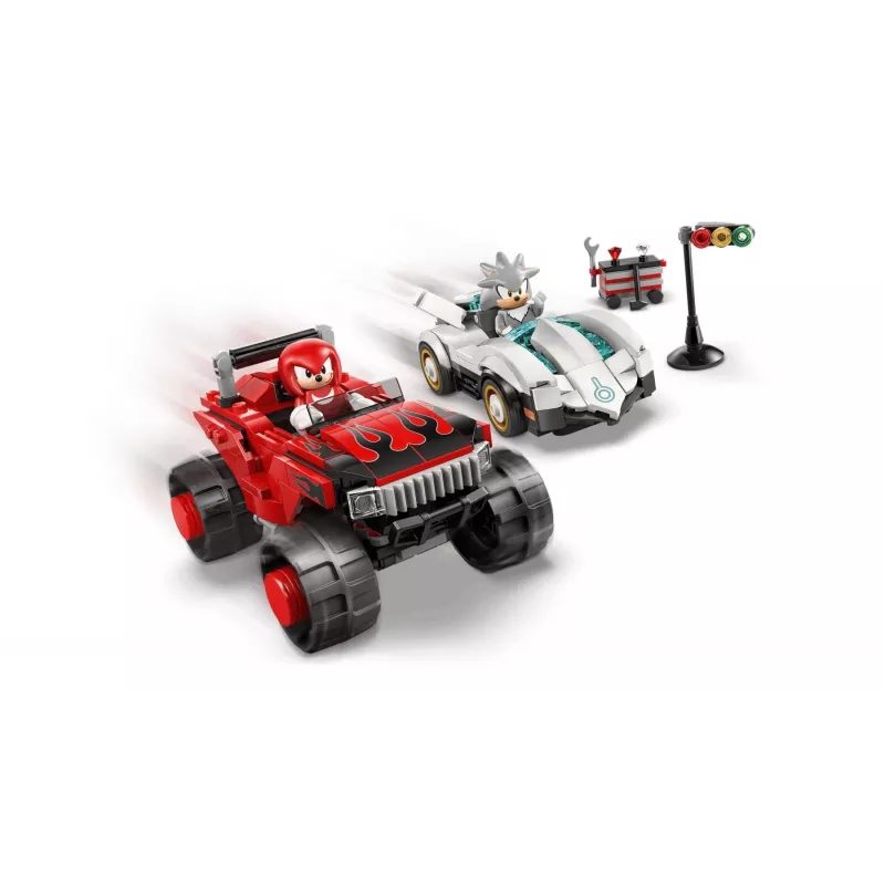 LEGO SONIC THE HEDGEHOG 77118 Silver's Car vs Knuckles' Monster Truck
