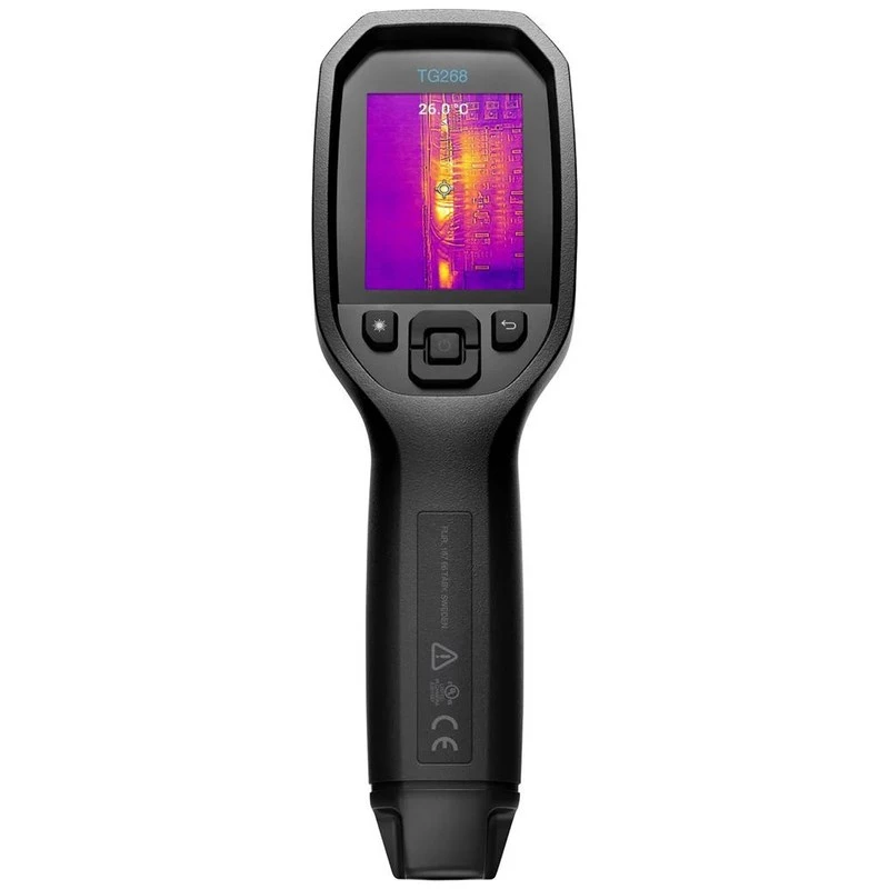 FLIR TG268 infrasarkano staru termometrs -25 līdz +400°C Melns Iebūvēts displejs LCD 320 x 240 pikseļi